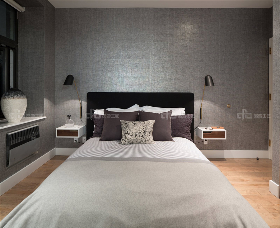 整木定制黑白灰簡歐裝修效果圖賞析(圖5) 整木定制黑白灰簡歐裝修效果圖賞析(圖5)