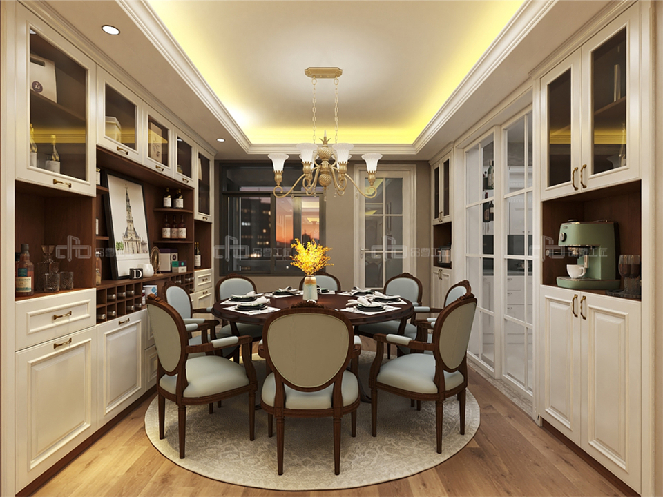 演繹奢而不膩的歐式整木定制風(fēng)格效果圖案例(圖4) 演繹奢而不膩的歐式整木定制風(fēng)格效果圖案例(圖4)