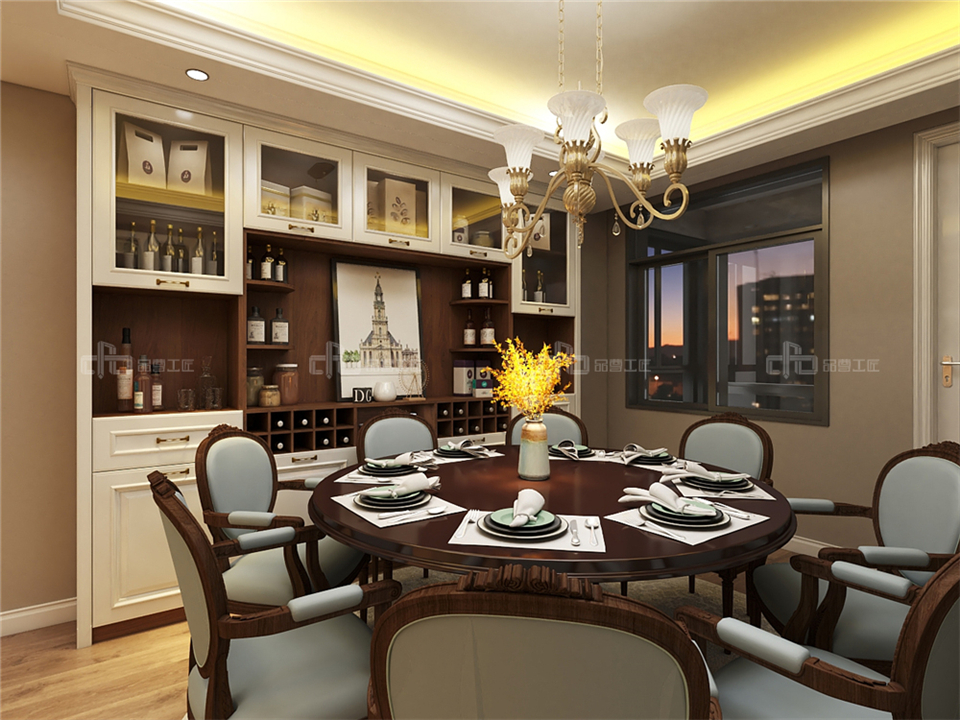 演繹奢而不膩的歐式整木定制風(fēng)格效果圖案例(圖5) 演繹奢而不膩的歐式整木定制風(fēng)格效果圖案例(圖5)