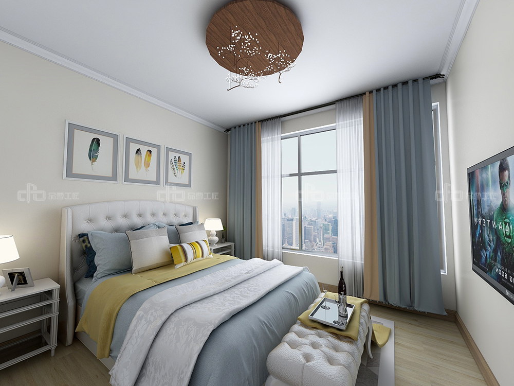 整木定制臥室效果圖，夢生長的花園(圖11)