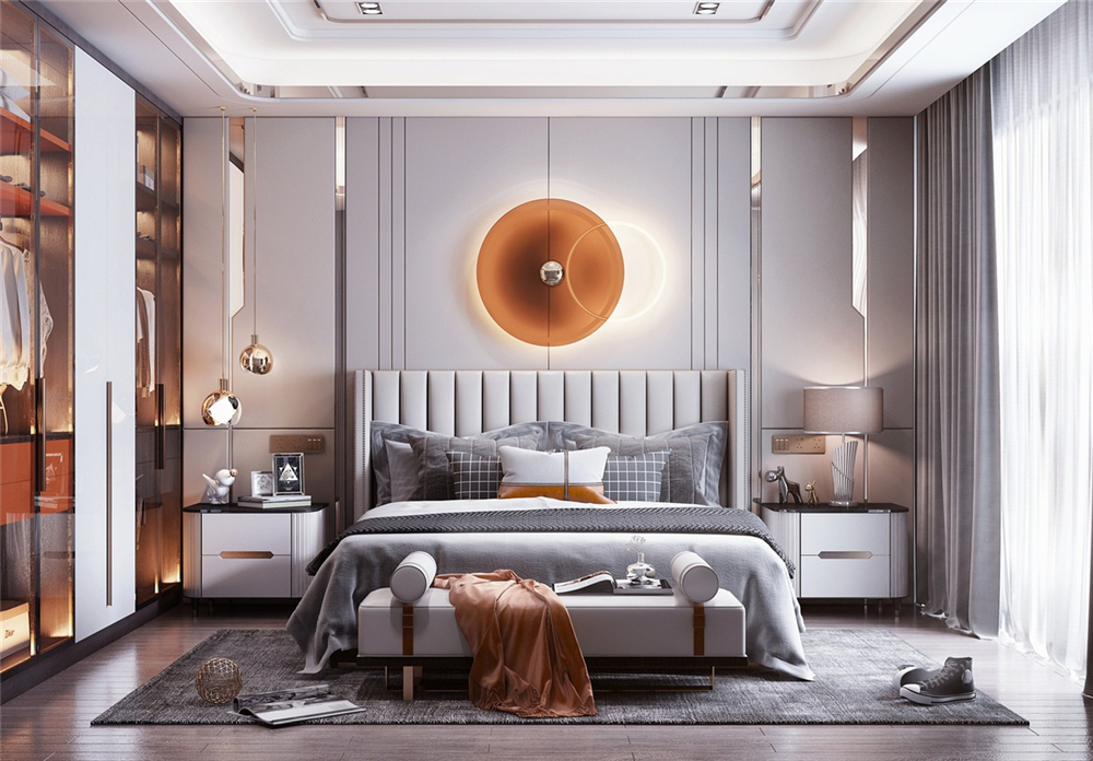 全屋定制臥室有哪些家具 怎么擺放？(圖2)
