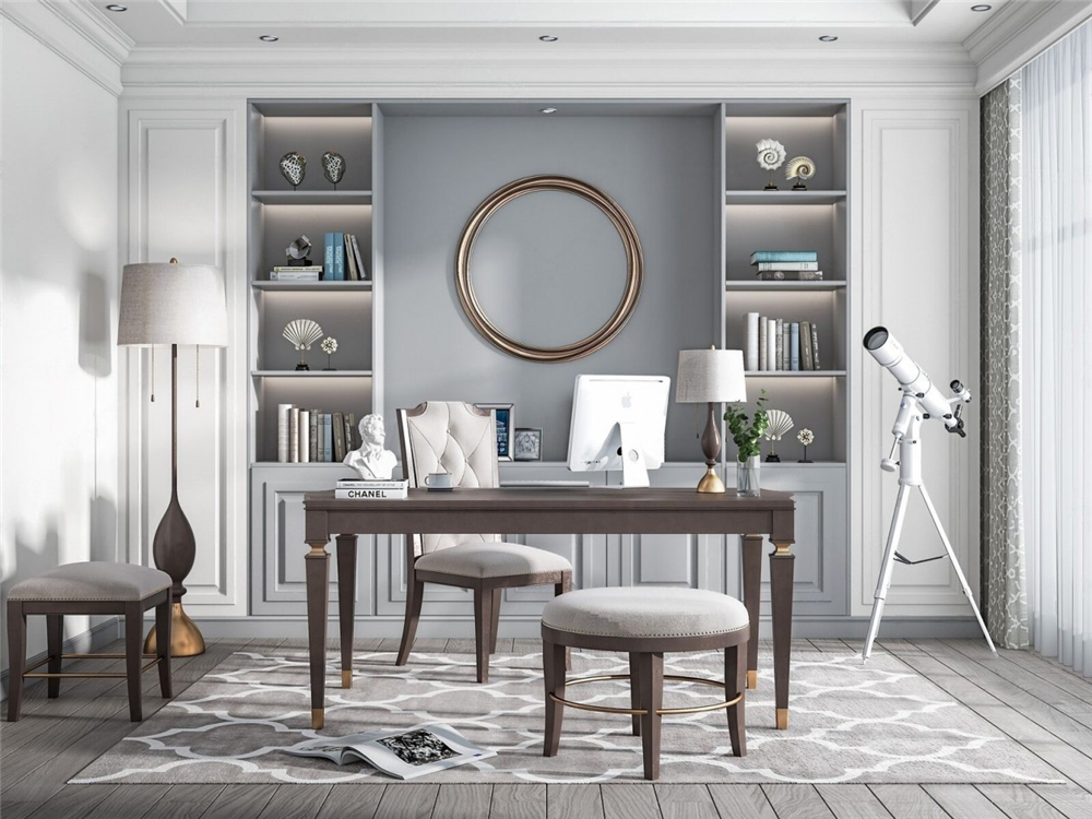 書(shū)房家具怎么擺放？書(shū)房風(fēng)水禁忌(圖1)