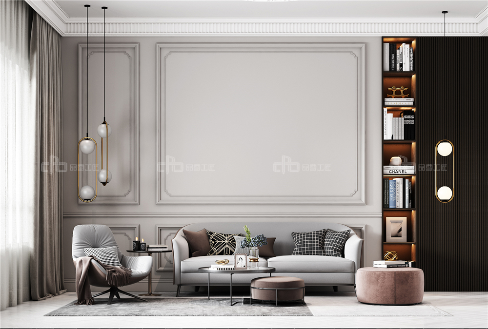 護(hù)墻板有哪些款式造型呢?(圖1) 整木定制,全屋定制