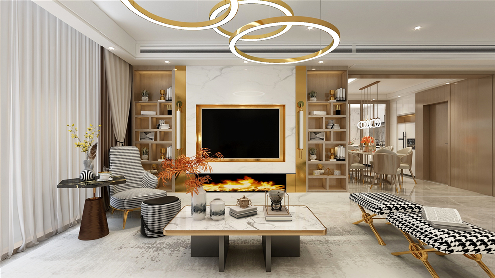 全屋定制怎么設計客餐廳的隔斷？(圖1)