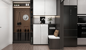 玄關柜設計定制有哪些款式？