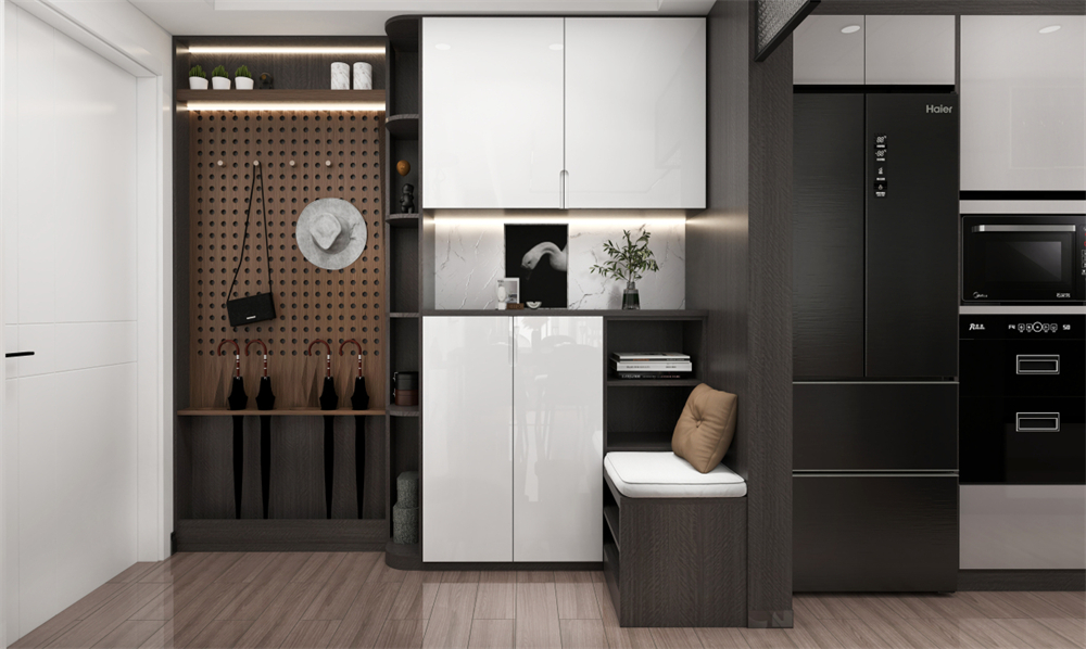 入戶玄關(guān)鞋柜有什么設(shè)計(jì)技巧?(圖2) 2.jpg