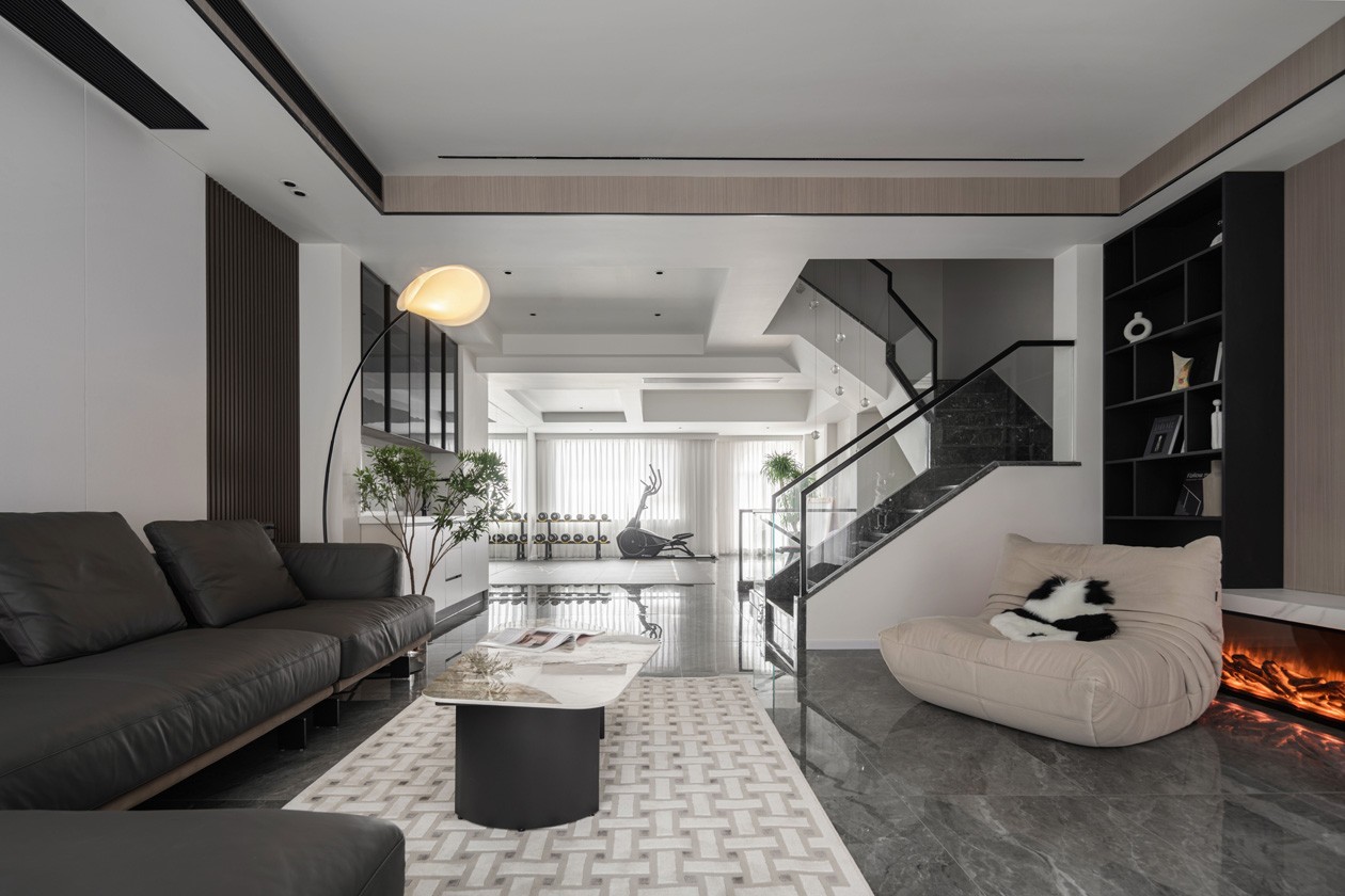 340㎡整木定制裝修設計,意式簡約風格(圖1) 1.jpg