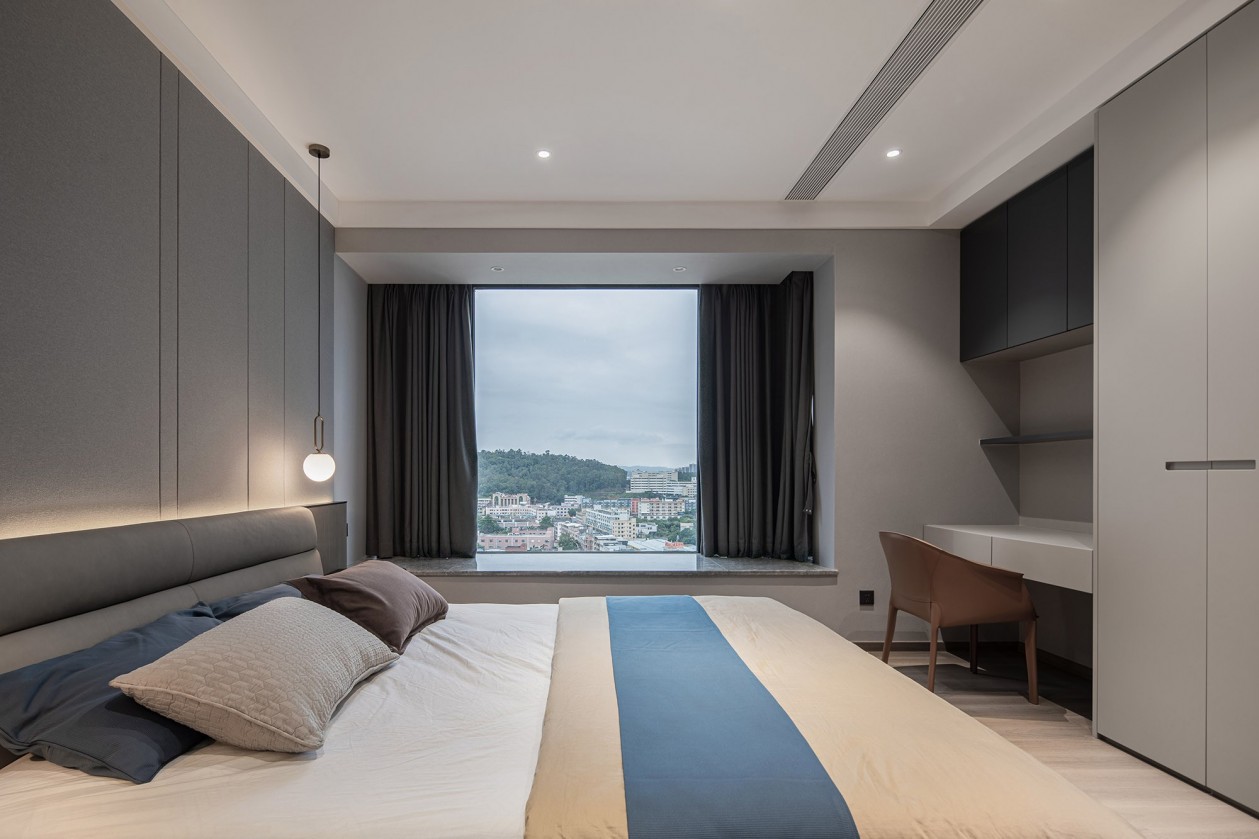 228㎡全屋定制大平層,現代極簡風格設計案例(圖10) 9.jpg