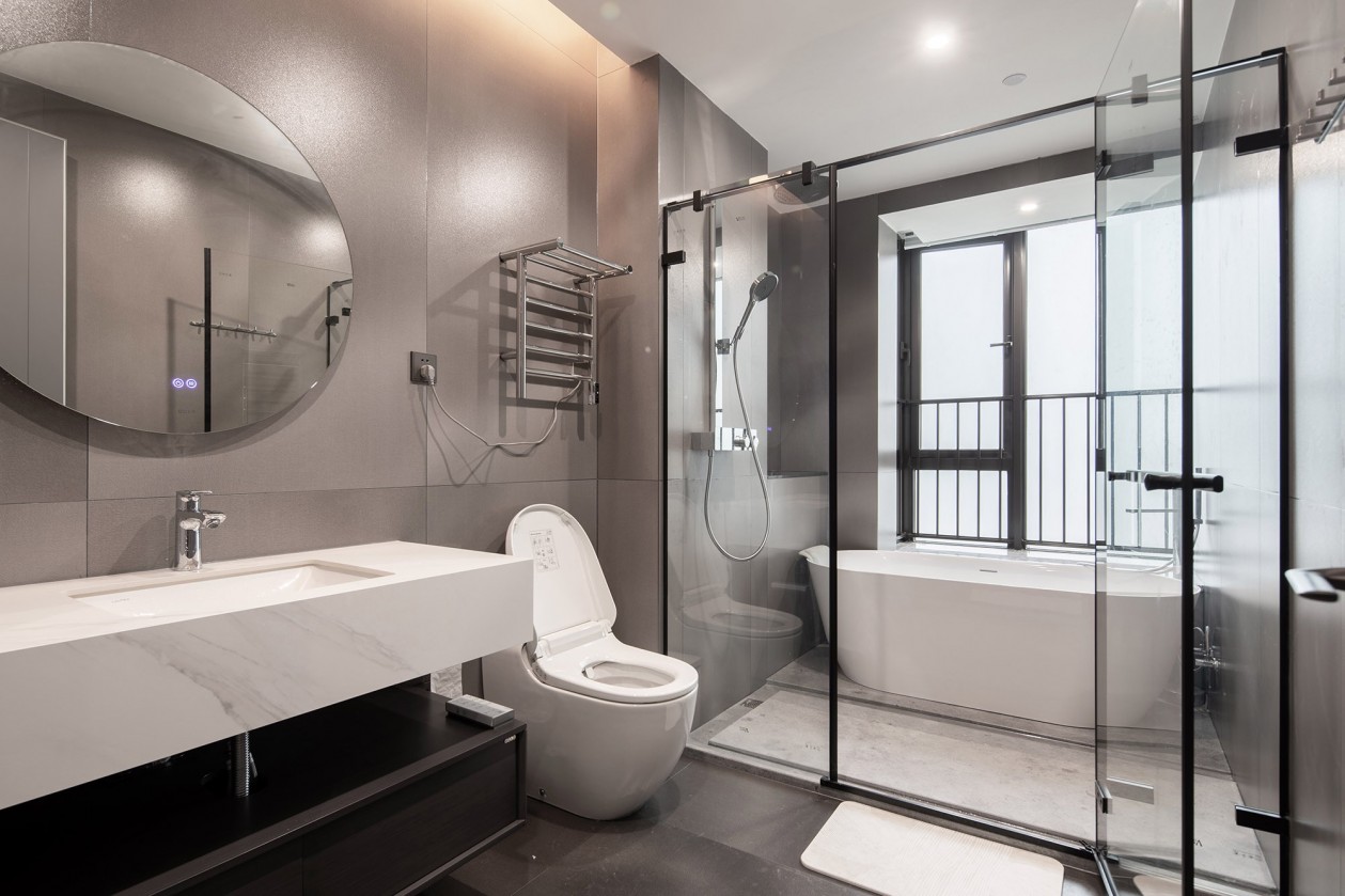 228㎡全屋定制大平層,現代極簡風格設計案例(圖19) 18.jpg