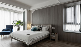 270㎡全屋整木定制大平層，現代輕奢風格