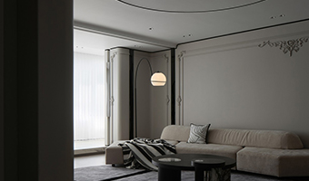 240㎡整木定制大平層，優雅法式輕奢設計