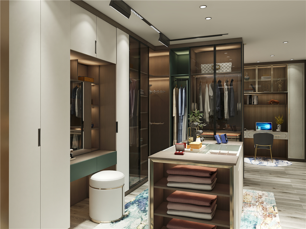 整體衣帽間要不要裝上房門(mén)？(圖1)