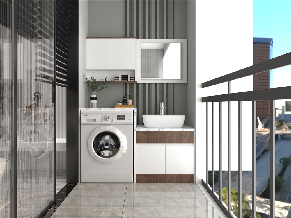 陽臺(tái)設(shè)計(jì)陽臺(tái)柜要有哪些功能？(圖1)